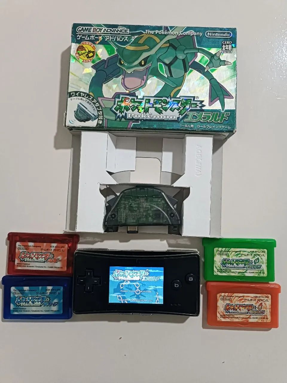 Game Boy Advance Micro + coleção pokemon + brindes - Foto 3