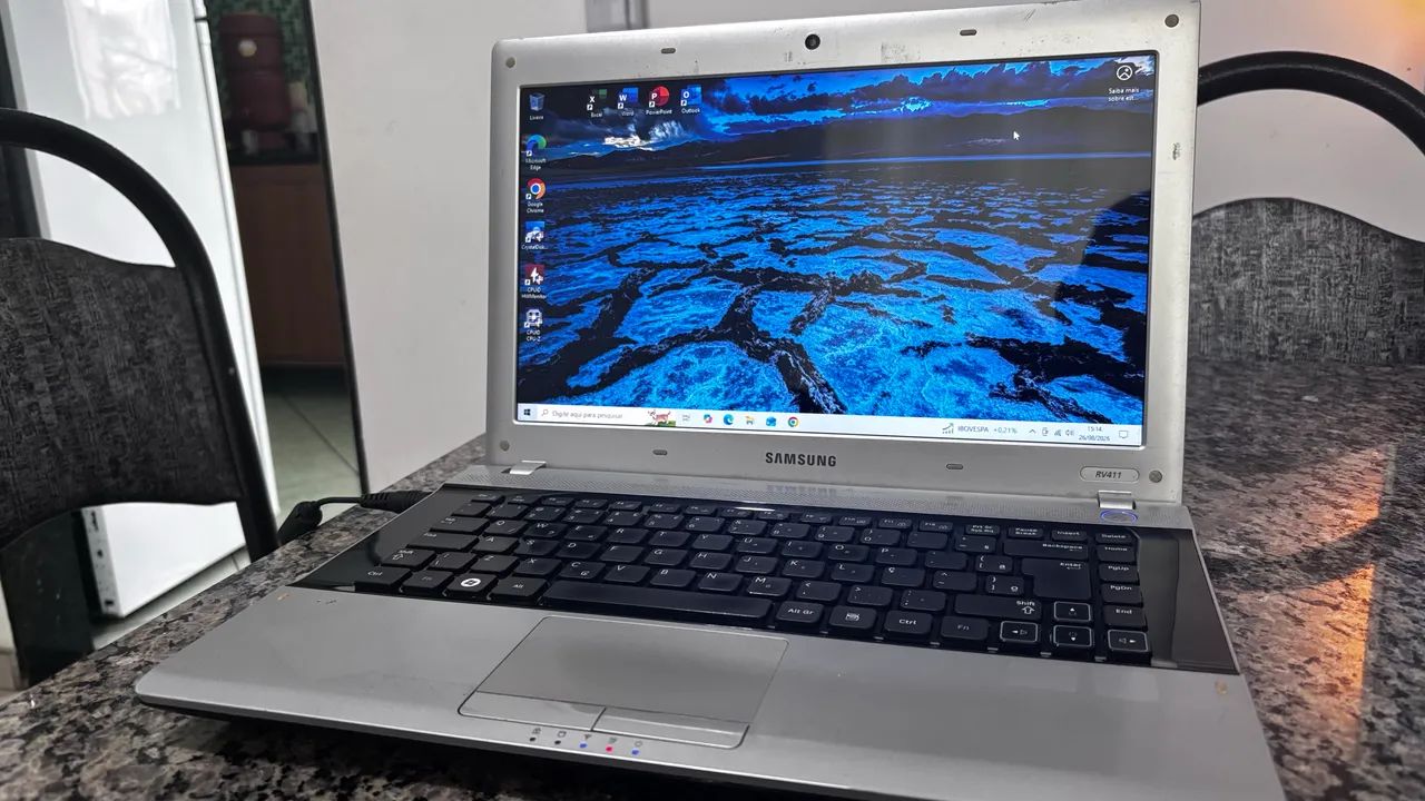 Notebook Samsung rv 411 com i5 460 de 2.5 ghz c ssd 120 