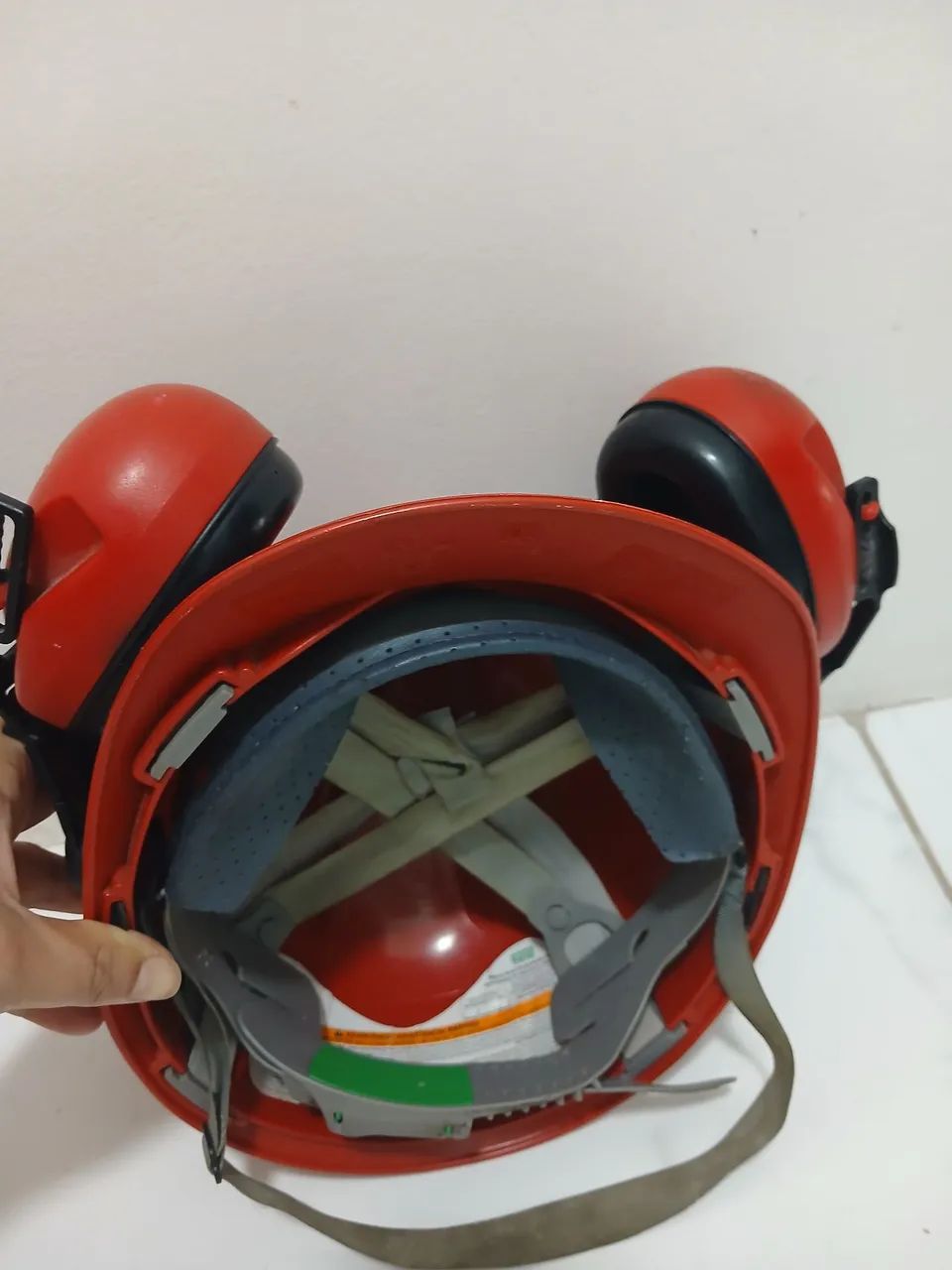 Capacete de proteção com abafador  - Foto 2