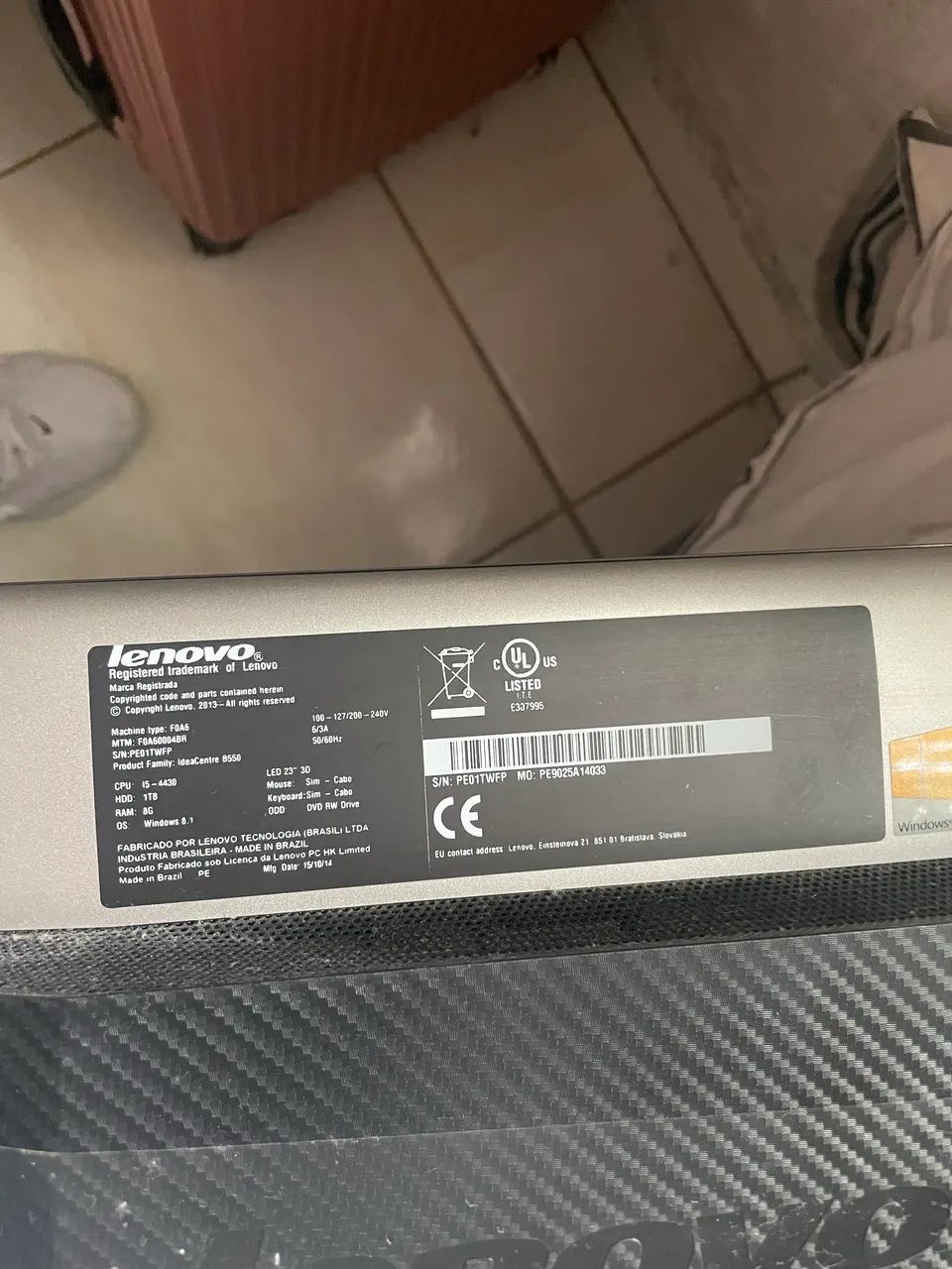 Lenovo IdeaCentre B550 All-in-One - Foto 3