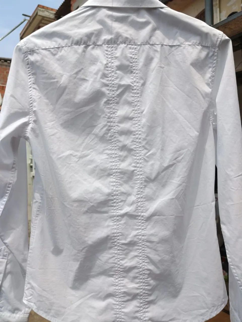 Camisa branca masculina M - Foto 2