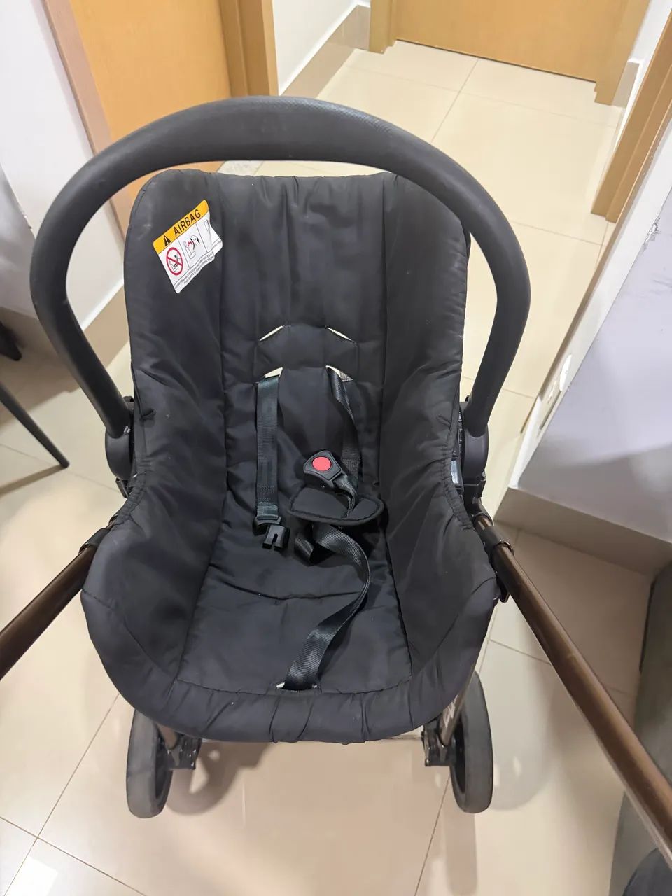 Carrinho com bebê conforto galzerano  - Foto 5