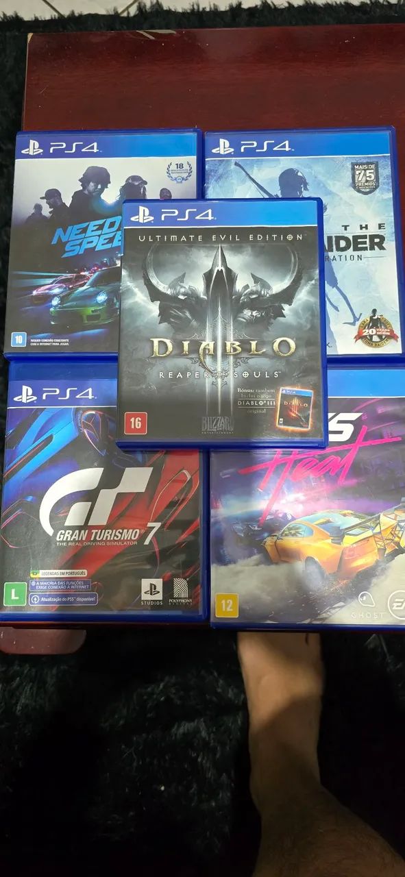 Combo 5 Jogos PS4 