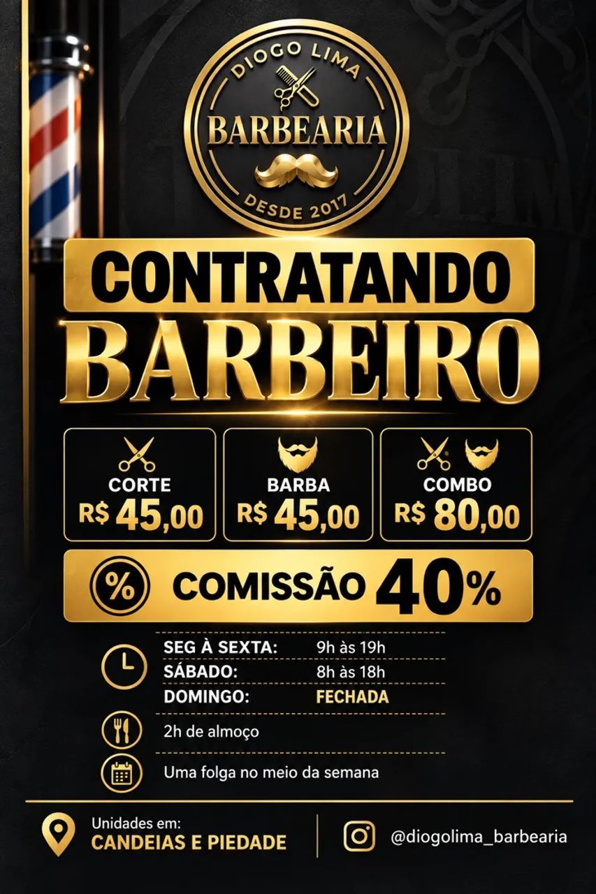 VAGA BARBEIRO