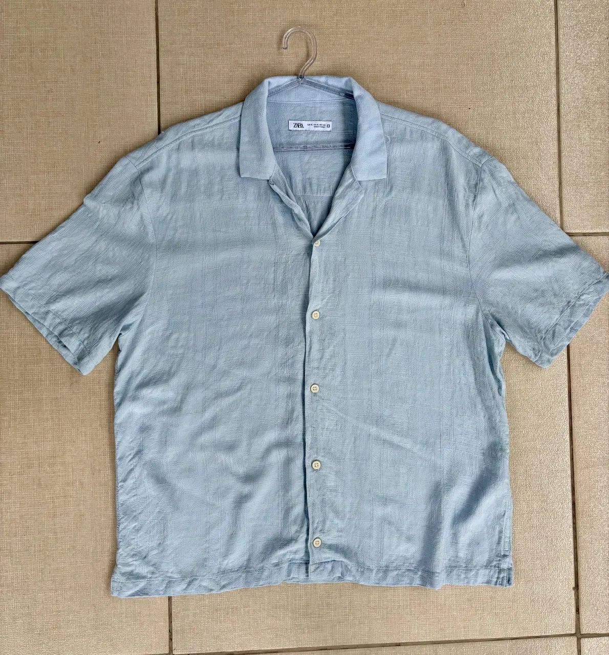Camisa Zara Azul - Foto 2