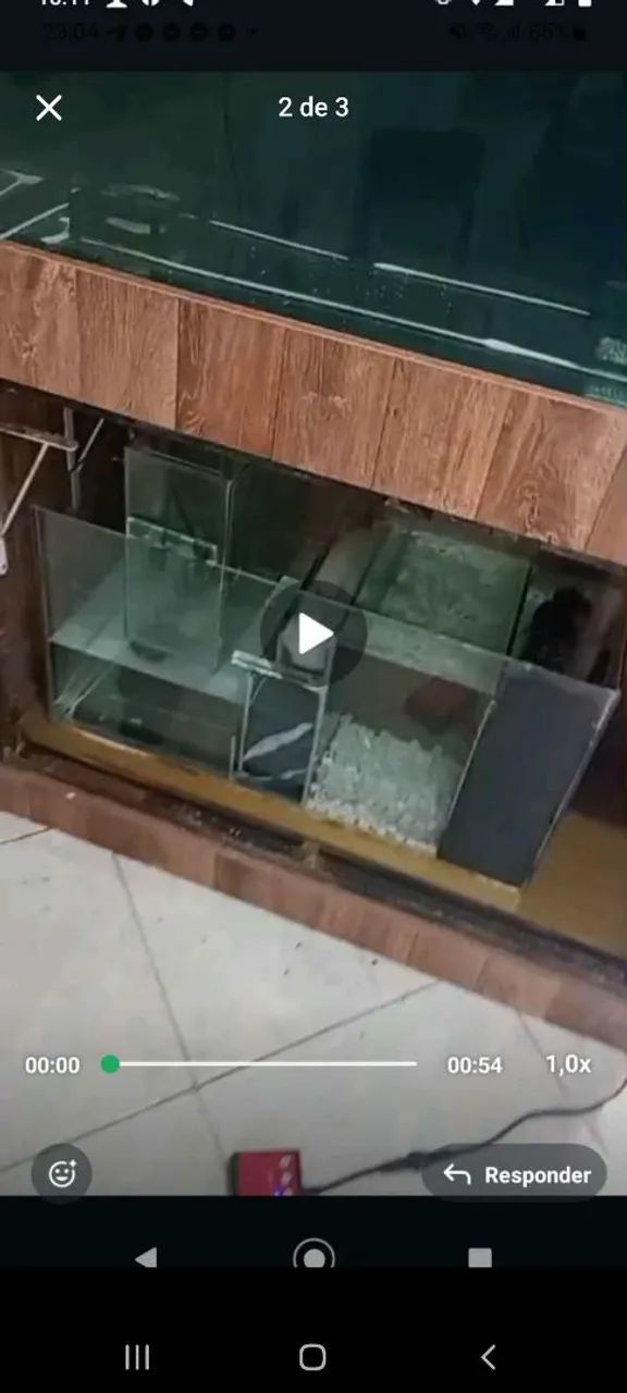 Sump 75x30x40 com caixa de reposição,água doce ou marinho  - Foto 3