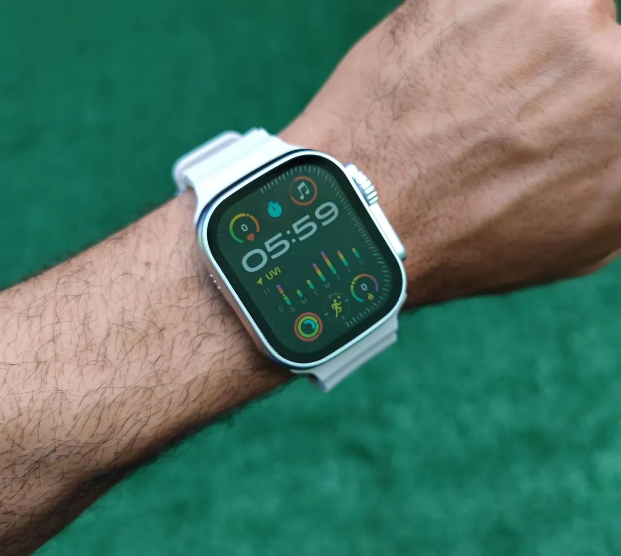 Smartwatch T10 ultra2 com três pulseiras - Foto 3