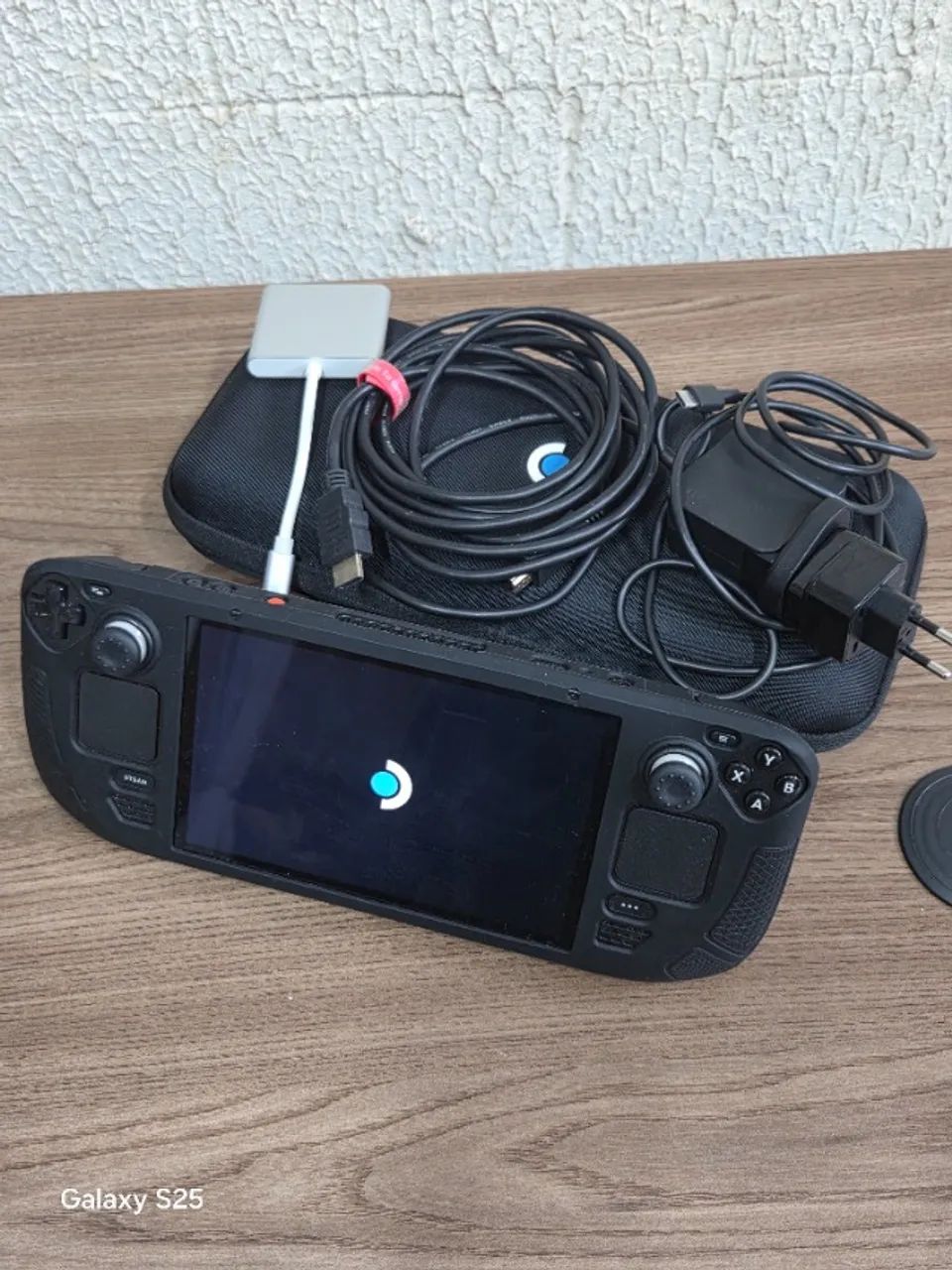 Steam Deck LCD 512GB SSD / 16GB RAM + Capa com Suporte, Película e