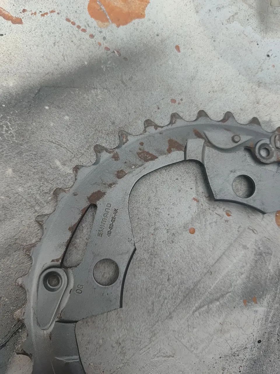 Coroa dianteira shimano 40 dentes ax - Foto 2