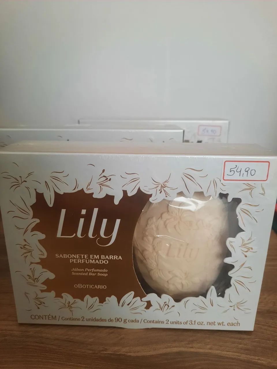 Presente sabonetes Lily O Boticário
