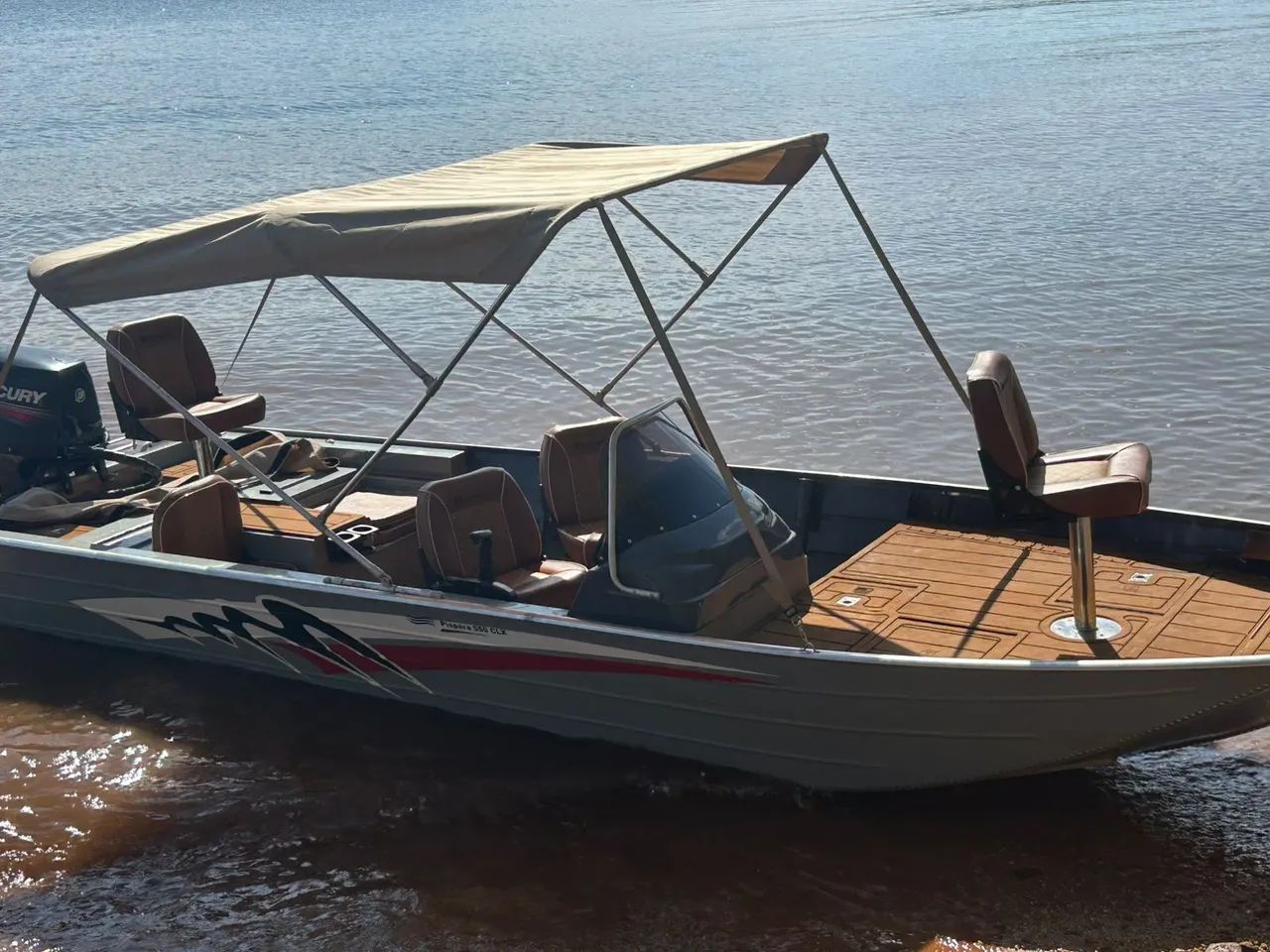 Lancha karranca piapara 550 2024 motor 50 hp - Foto 5