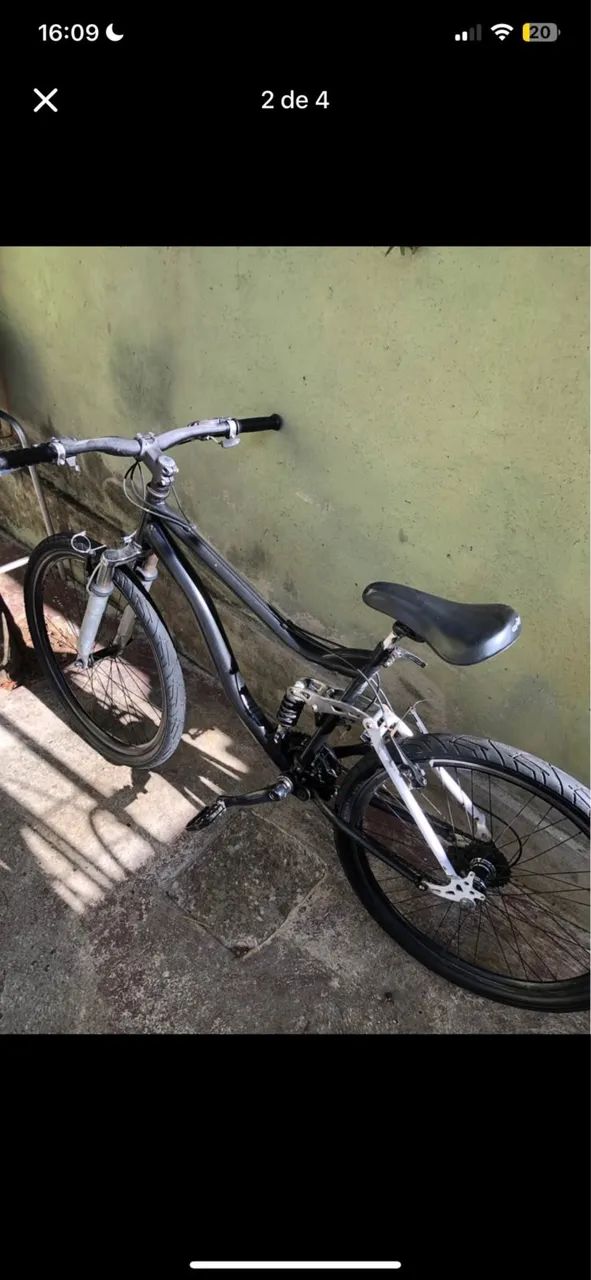 Bicicleta aro 26, funcionando perfeitamente freio, com marcha  - Foto 2
