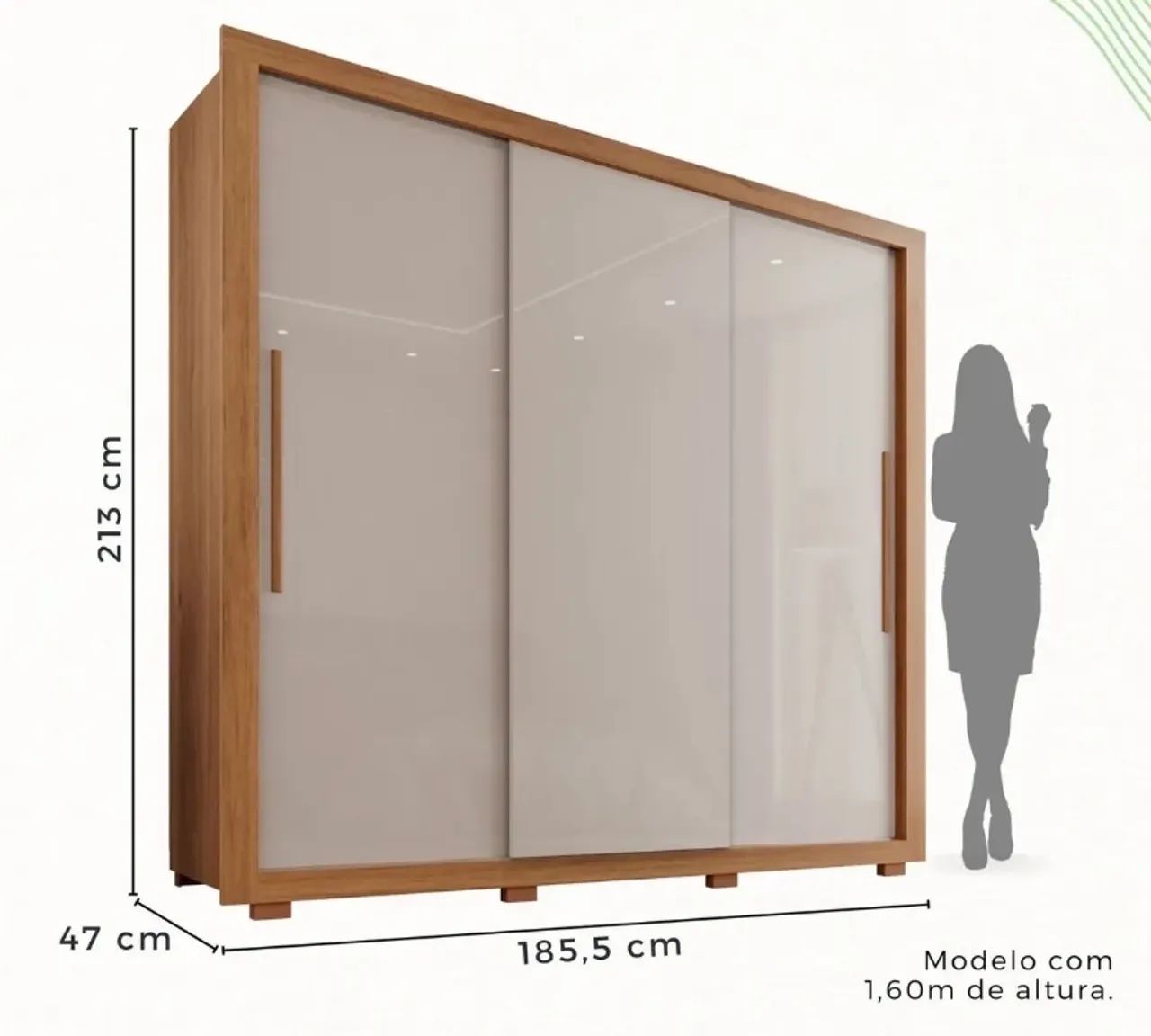 Guarda roupa casal  - Foto 3