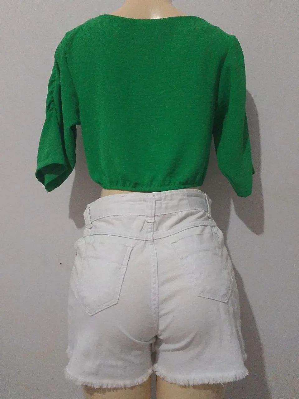 Conjunto Blusa e short jeans  - Foto 2