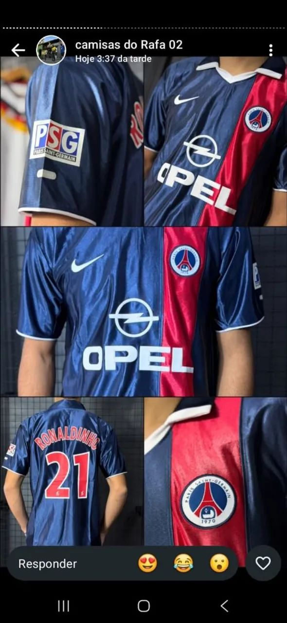 Camisas retrôs de time