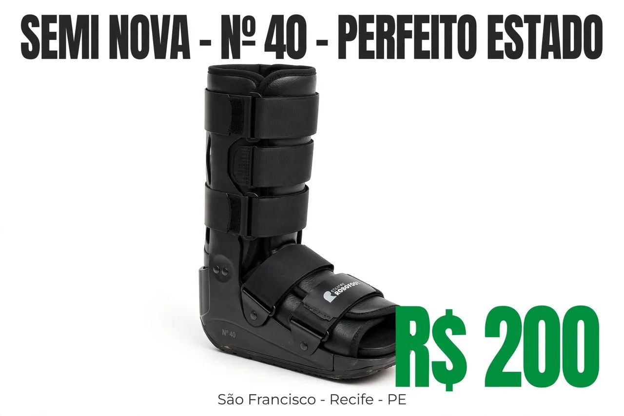 Bota robofoot longa 