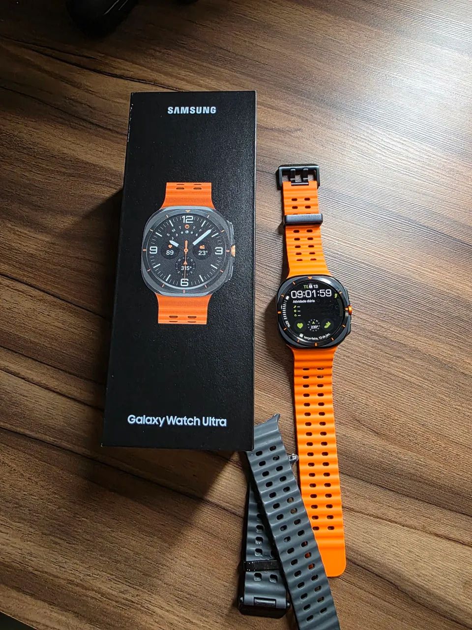 Galaxy watch ultra titânio cinza(2025)