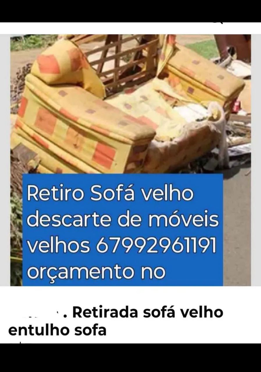 Só descartes entulho de móveis velhos  - Foto 3