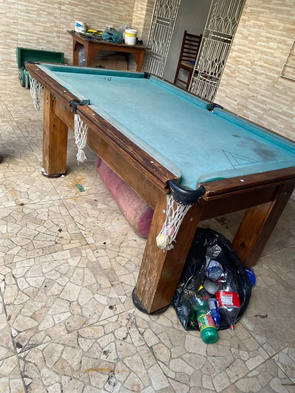 Mesa de sinuca de pedra  - Foto 2