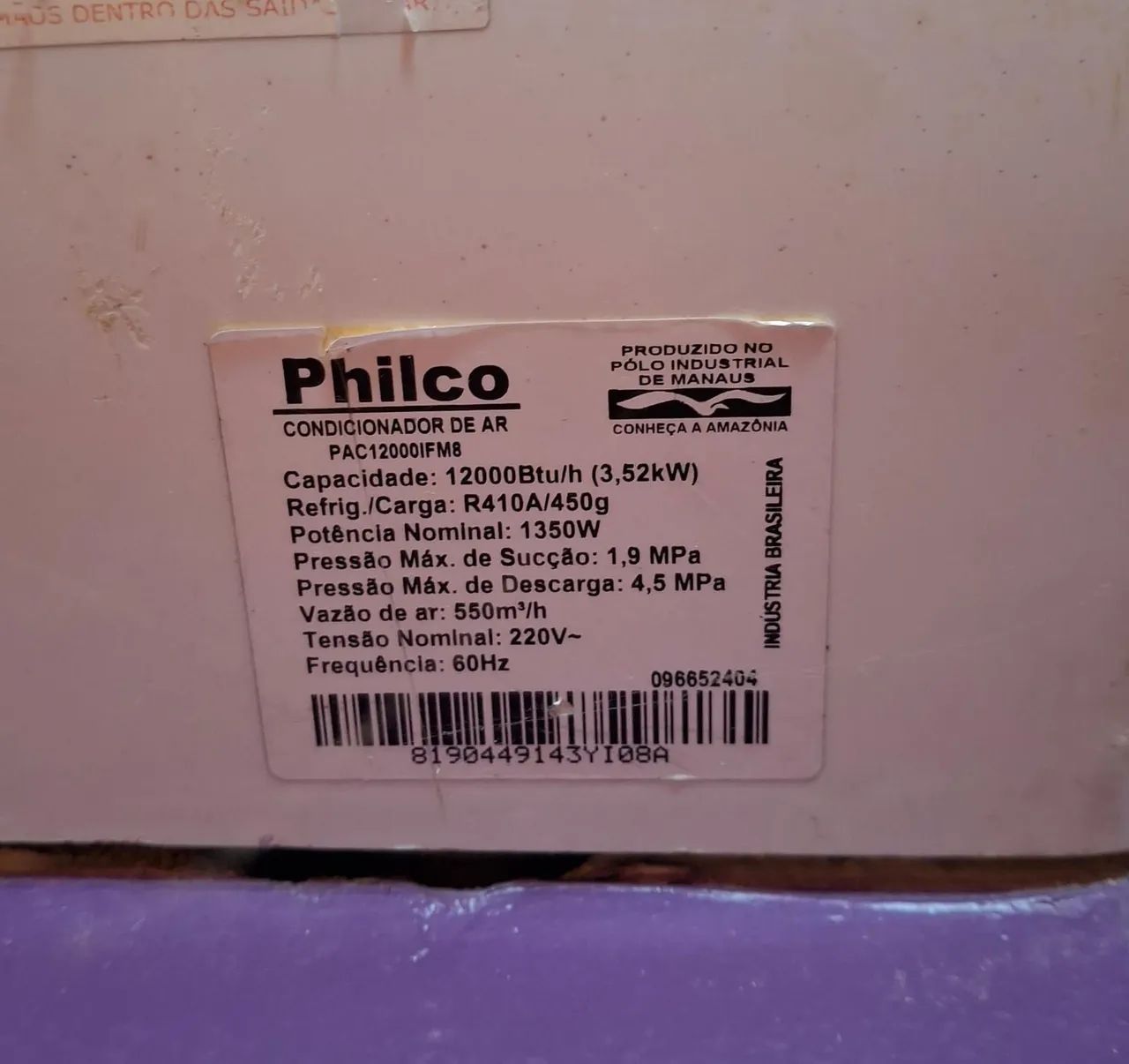 Ar condicionado Philco 12.000btus - Foto 3