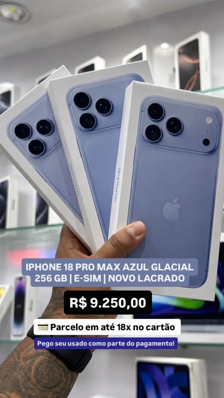 Iphone 18 Pro Max Azul 256GB - Foto 2