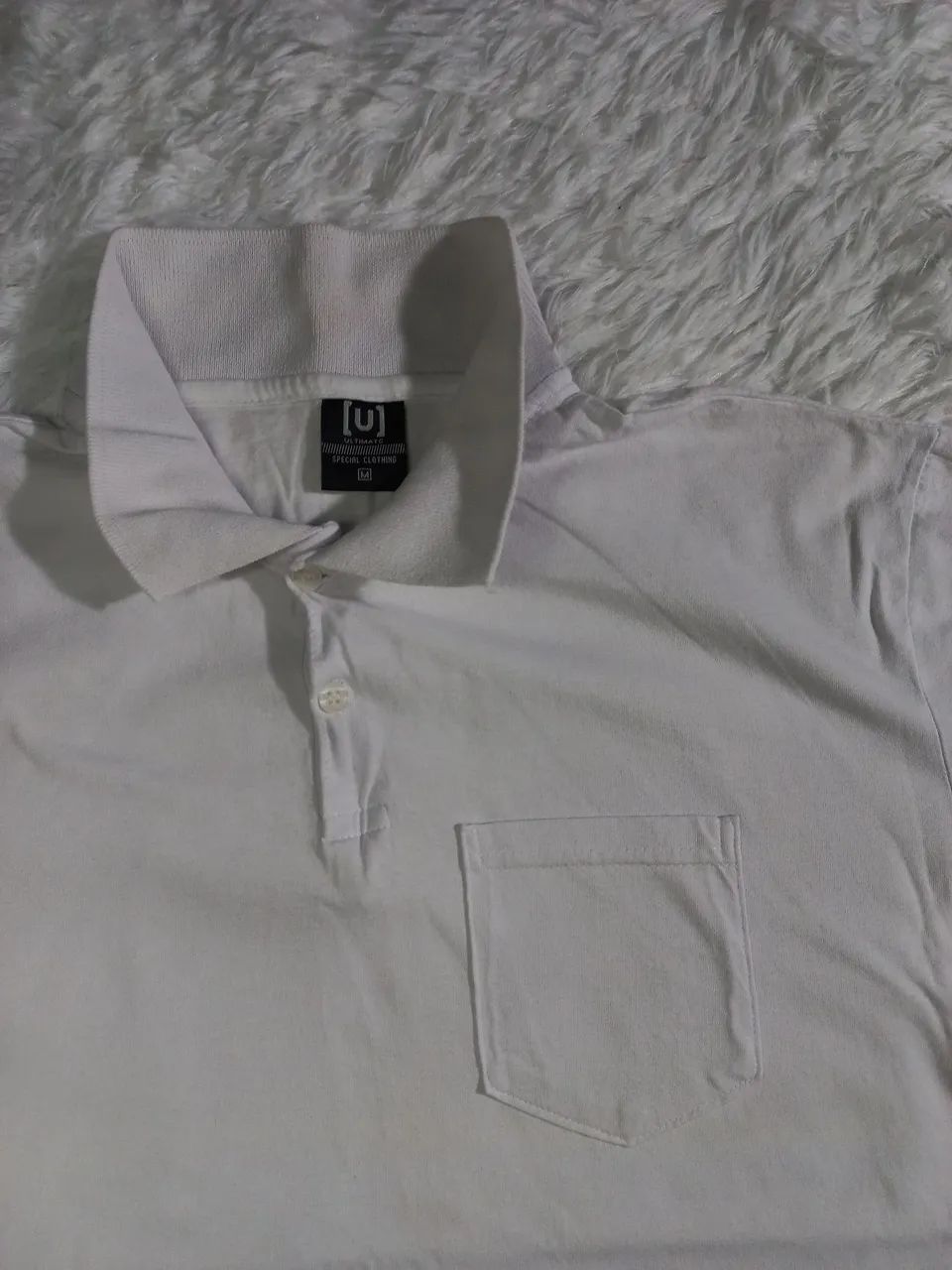Camisa Polo M Branca - Foto 3