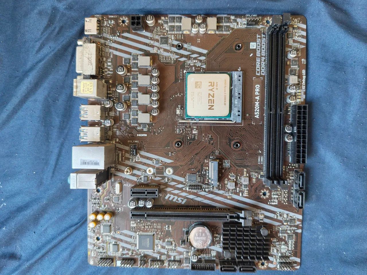Placa mãe MSI A520 AM4 DDR4