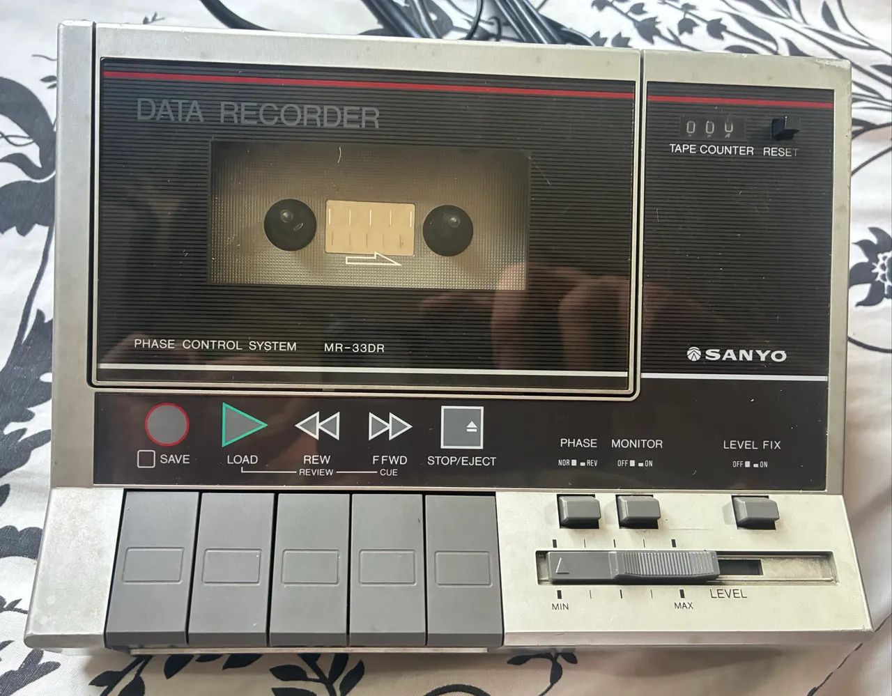 SANYO MR-33DR DATA RECORDER - RARO E ORIGINAL - funcionando