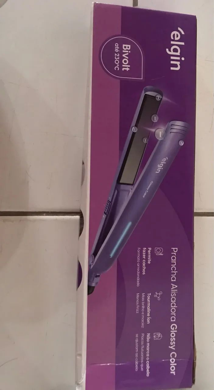 VENDO PRANCHA DE CABELO GLOSSY ELGIN