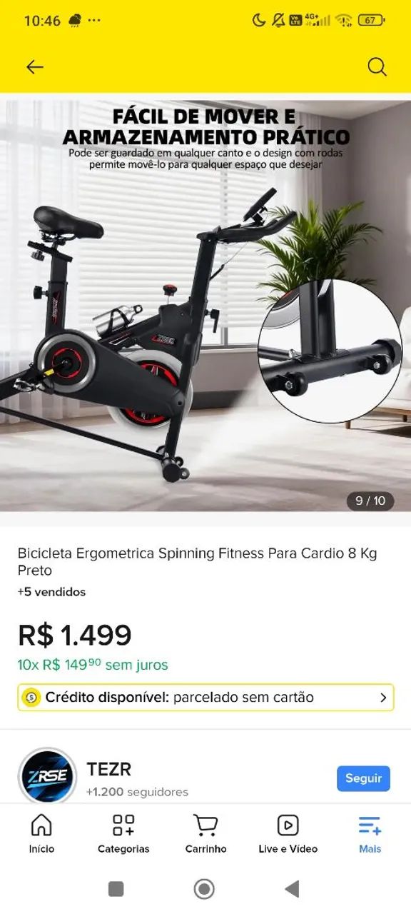 BIKE ERGOMÉTRICA SPINNING  - Foto 3