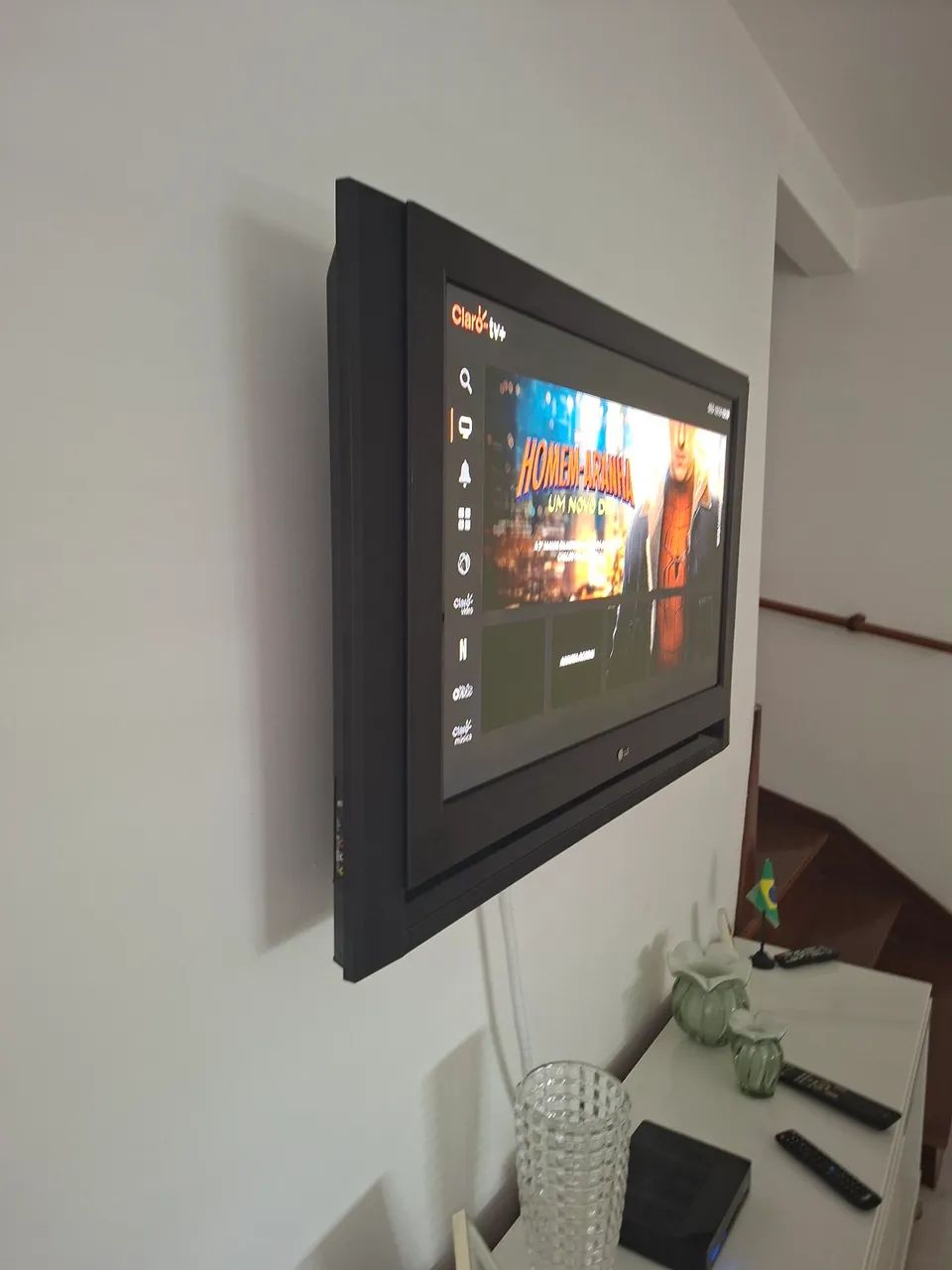 TV LG 42 POLEGADAS  PLASMA DA ANTIGA  GRAVA TUDO FUNCIONANDO  - Foto 3