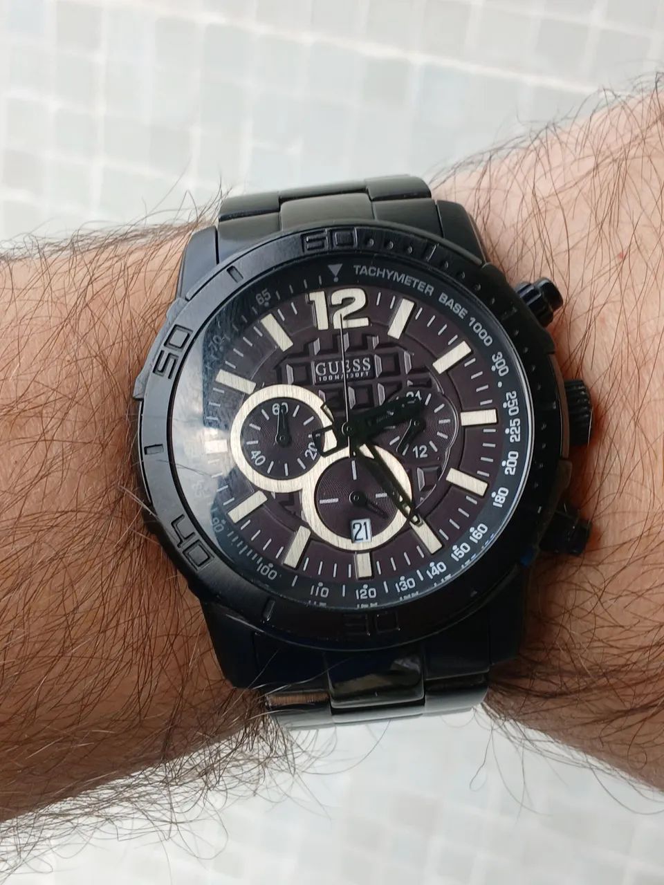 Relógio Guess Total Black - Foto 2