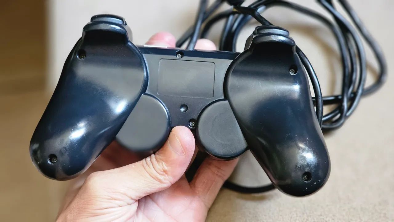 Controle Playstation PS2 Preto  - Foto 2