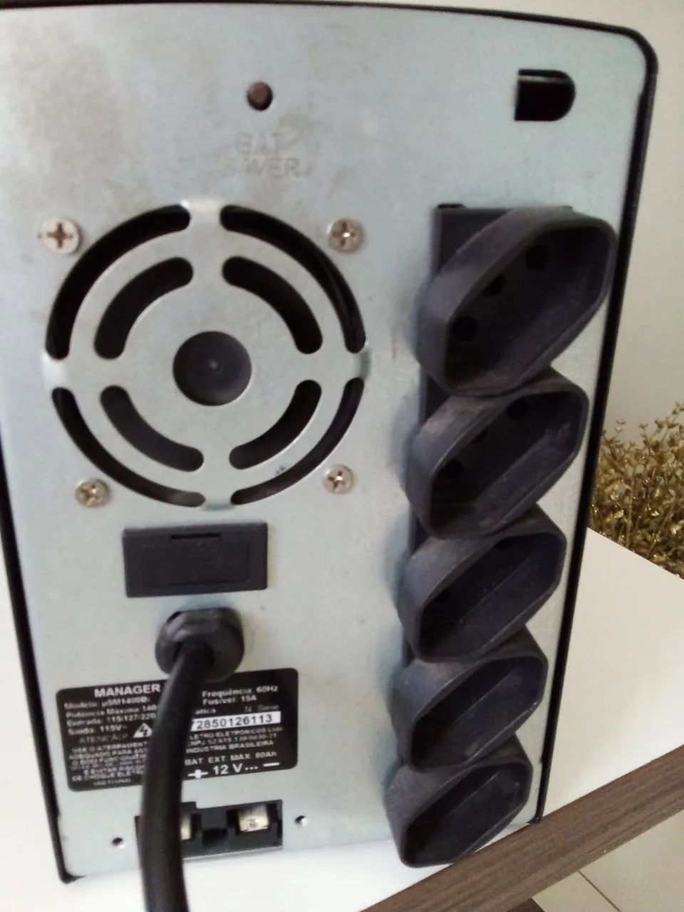 Nobreak SMS Manager Net4+1400va saida 115v - Foto 4