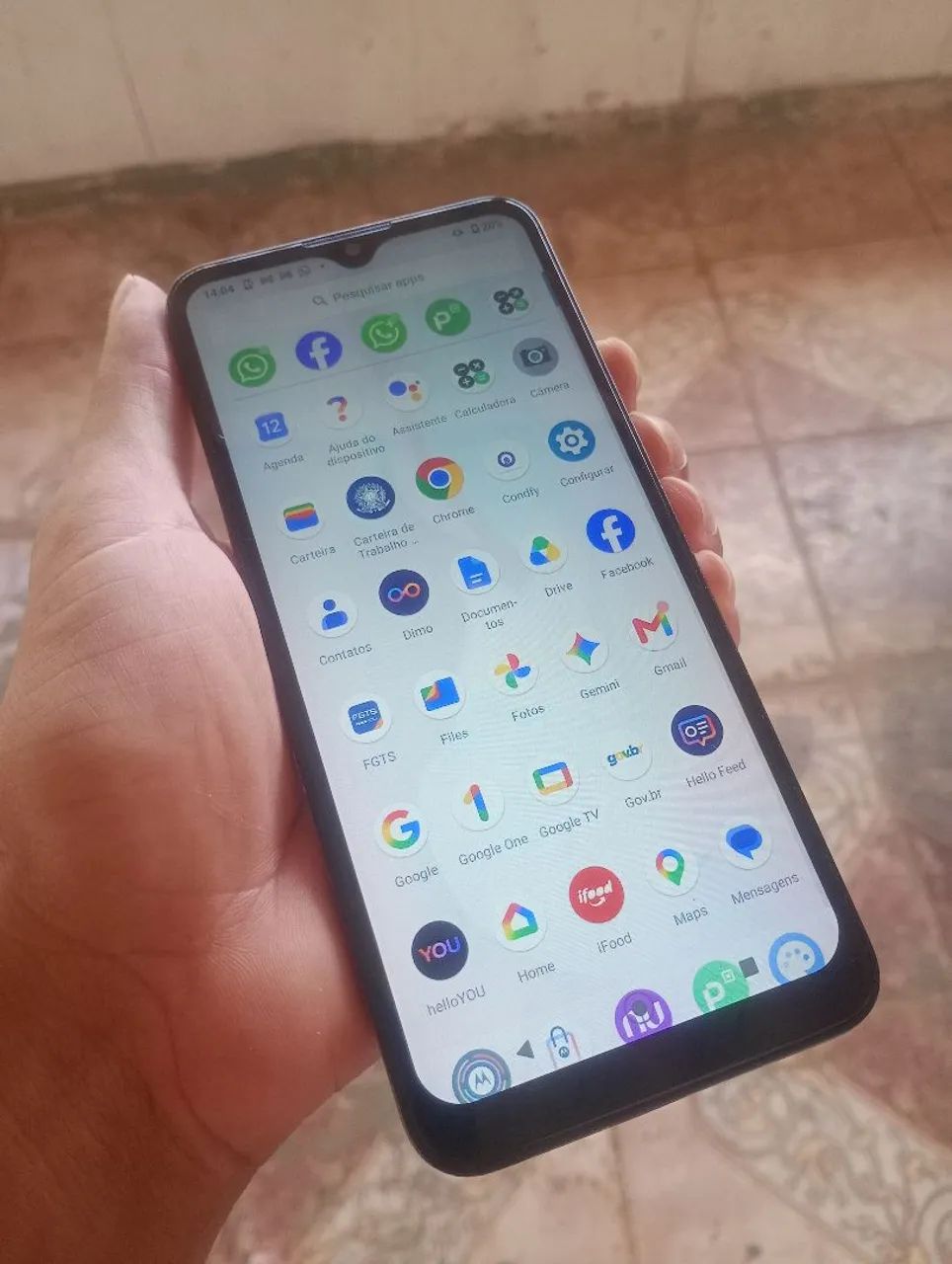 Celular moto E7 plus 