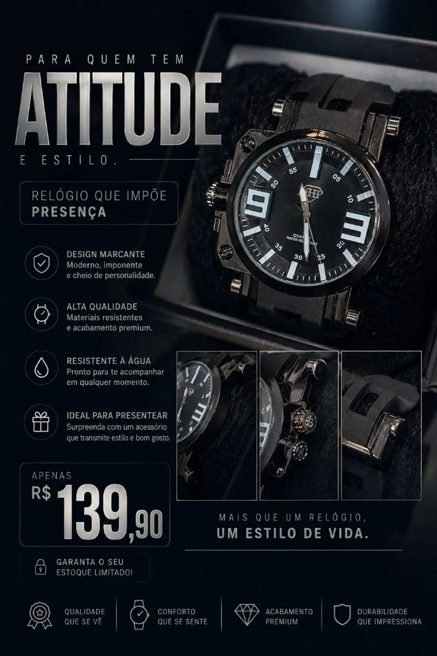 Relógios Masculinos vários modelos  - Foto 2