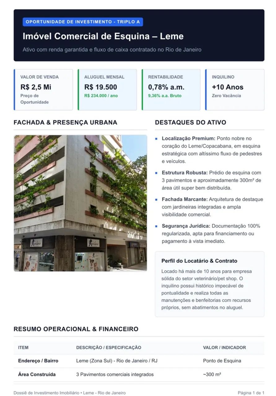 Excepcional Investimento garantido.