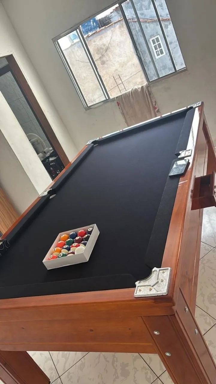  ?VENDE-SE MESA DE SINUCA DOMICILIAR ? - Foto 2
