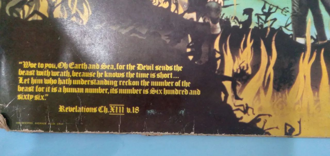 LP IRON MAIDEN THE NUMBER - Foto 5
