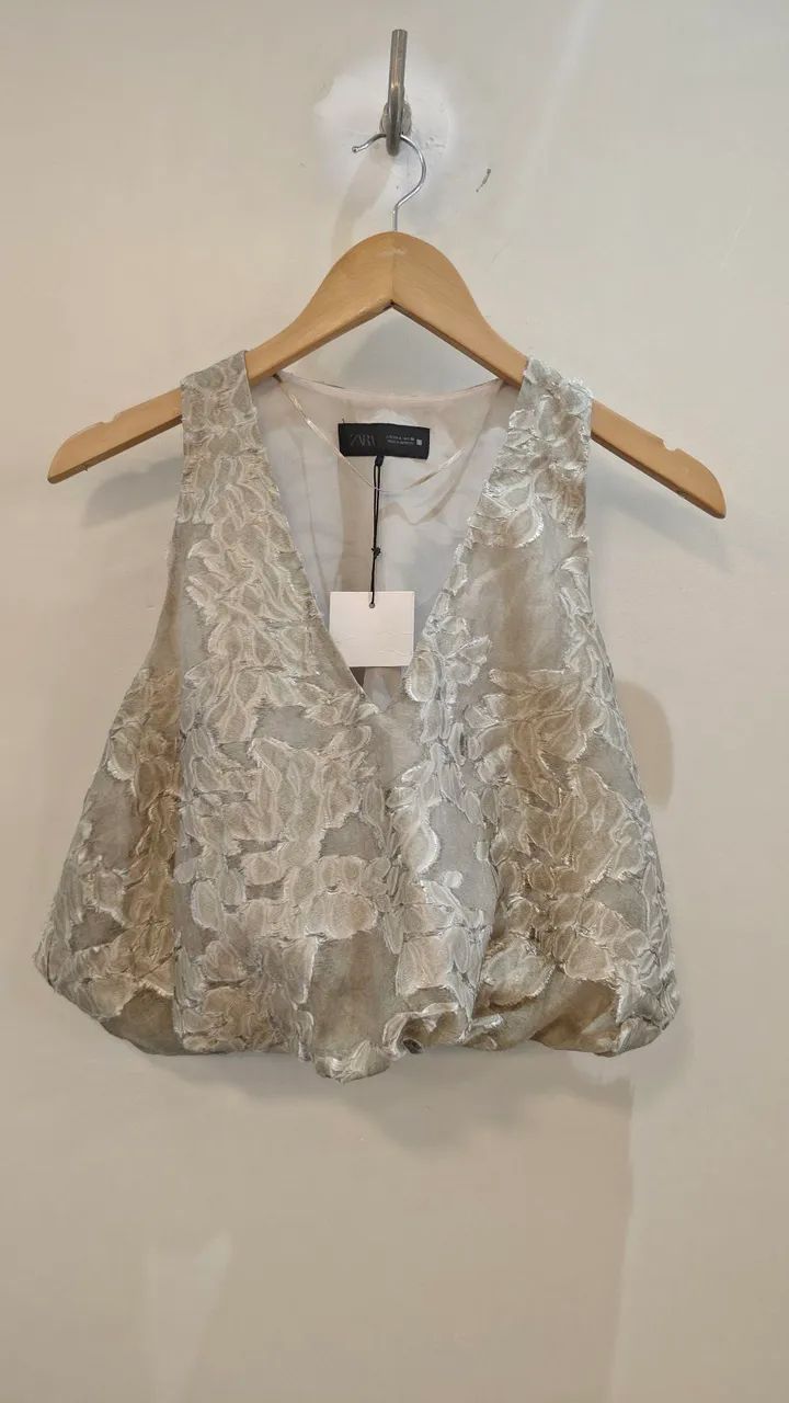 Cropped balonê Zara P - Foto 2