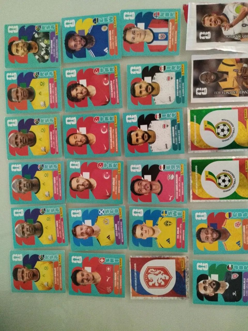 24 figurinhas da.Copa