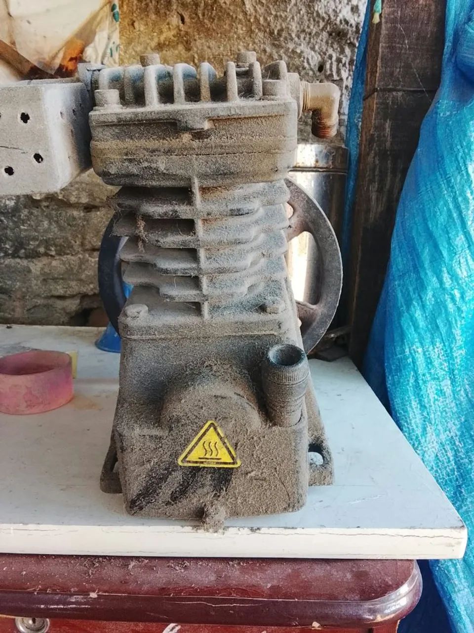 Motor e cabeçote compressor de 2cv - Foto 5