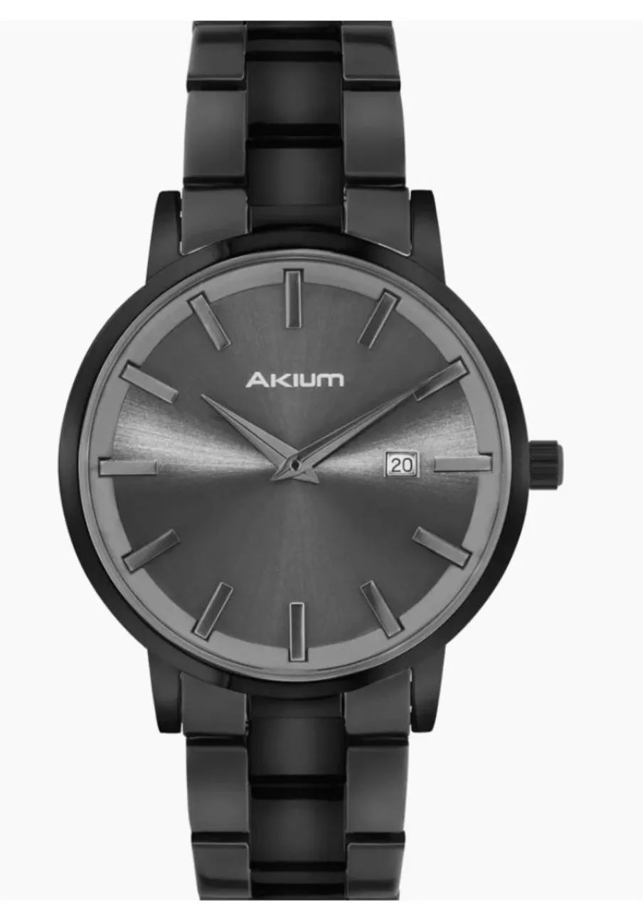 Relógio masculino Akium Aço Black
