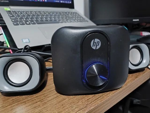 CAIXA DE SOM SUBWOFFER PARA PC E NOTEBOOK P2 -USB - HP