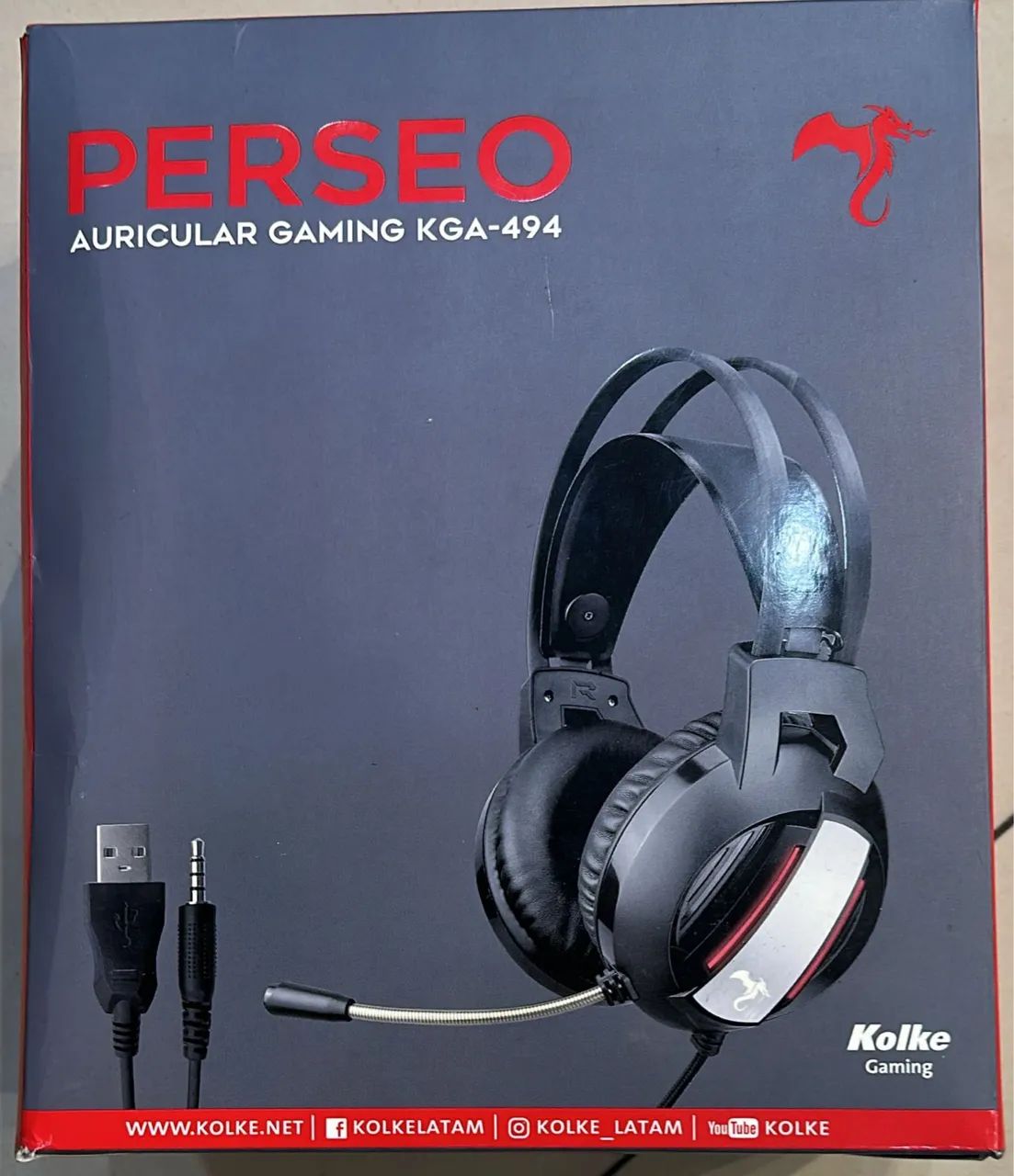 Head set gaming perseo