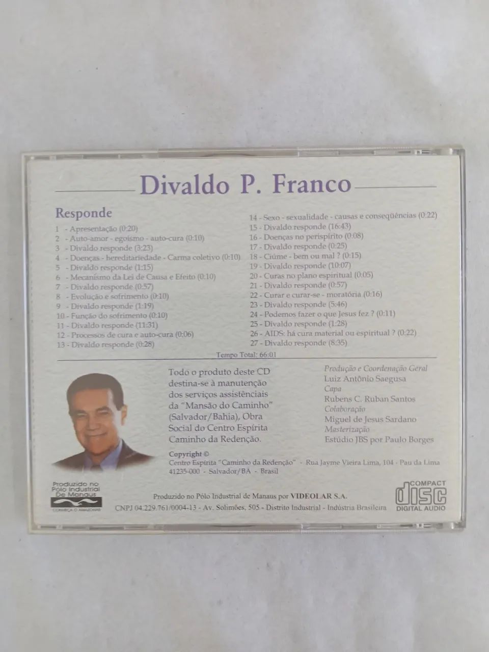  Cd Divaldo P. Franco responde - Foto 2