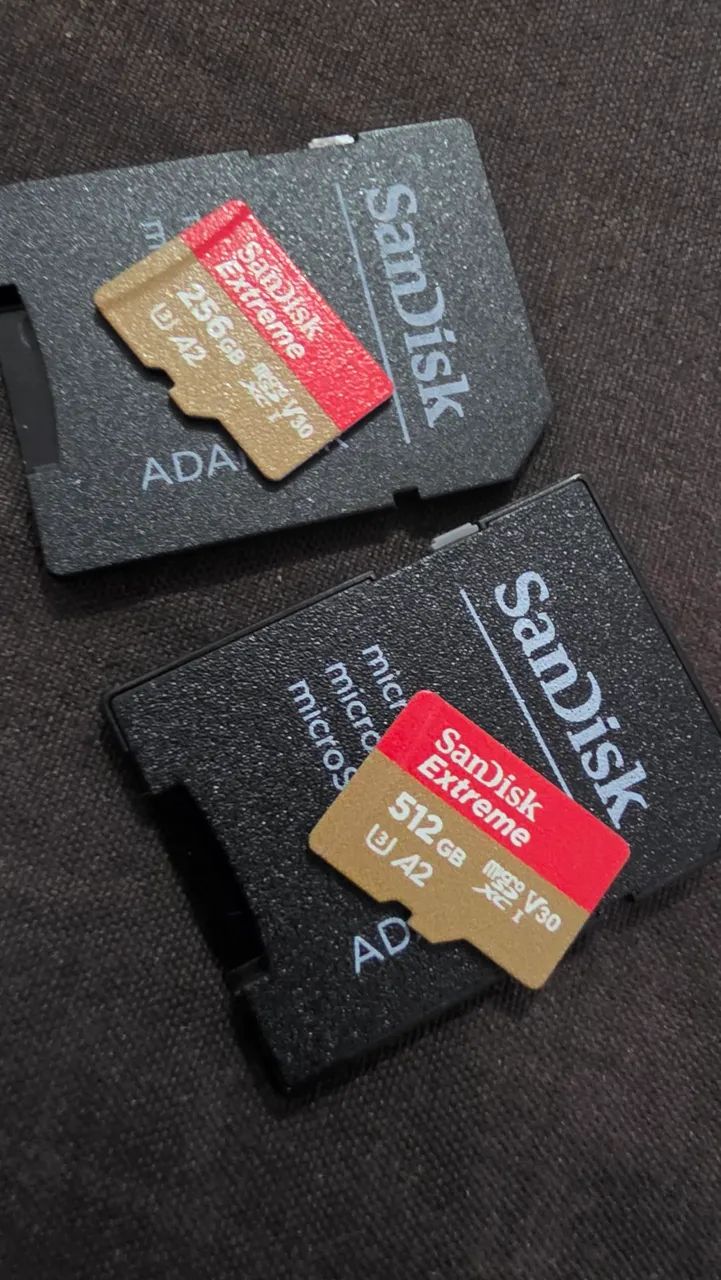 Cartões Micro SD 512 e 256 - Foto 2