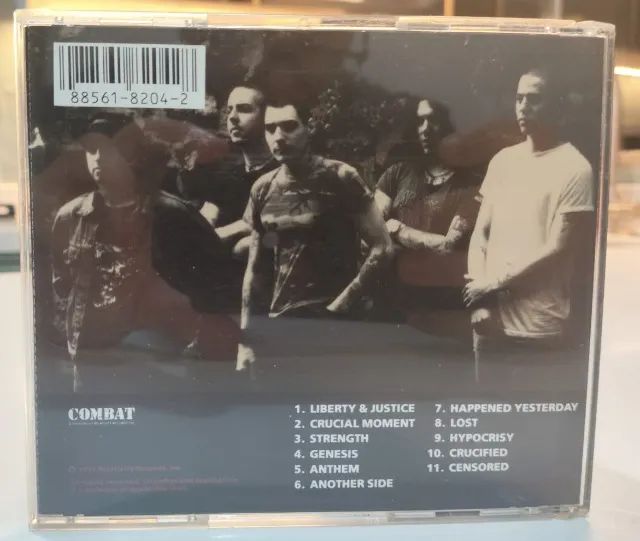 CD  Agnostic Front: Liberty & Justice for... (Importado, prensagem de 1989) - Foto 5