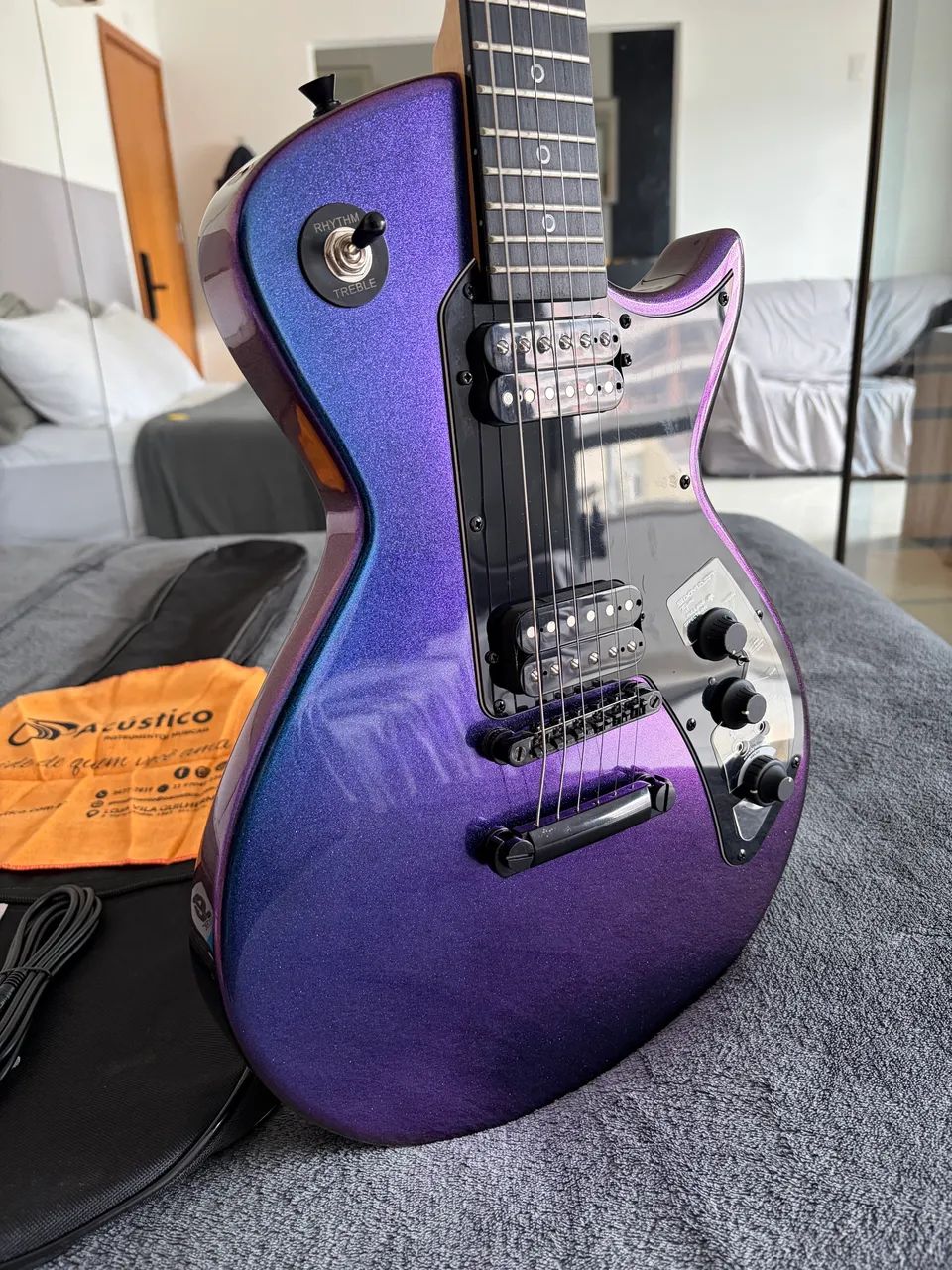 Guitarra Tagima les paul sixmart + acessórios  - Foto 2