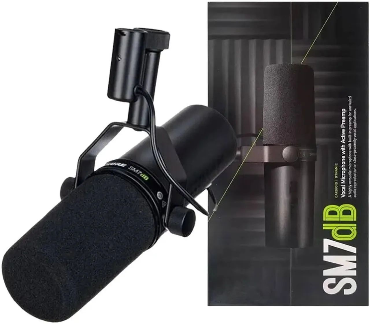 Microfone shure sm7b novo lacrado